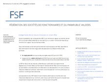 Tablet Screenshot of fsf-vd.ch